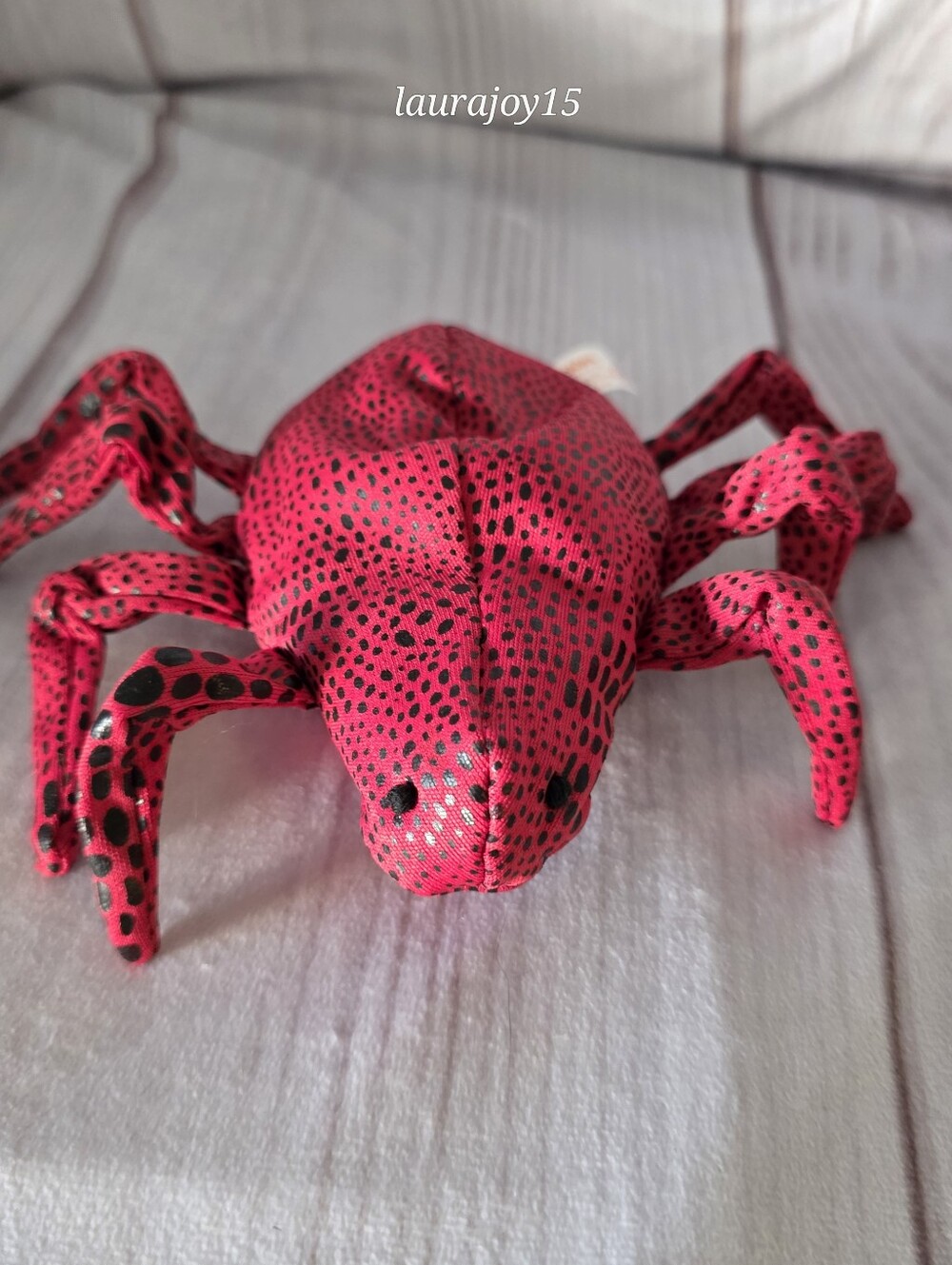 Russ Spookies Flea Beanbag Plush Toy Red Black Spots Mini 5 Inch 985